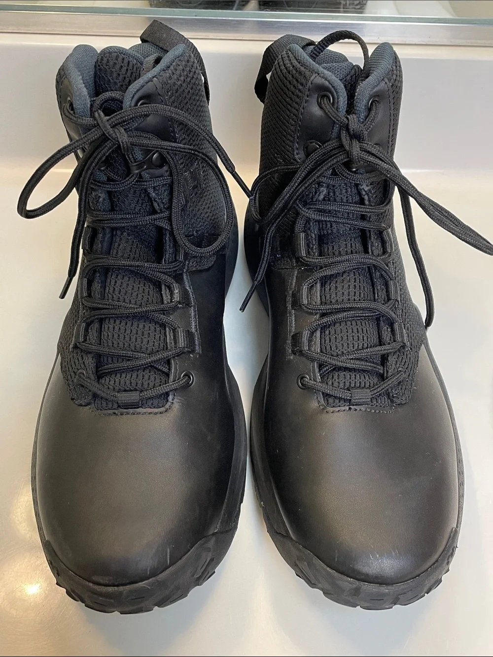 Under Armour Men’s Stellar Mid Tactical Micro G Combat Outdoor Black Boots